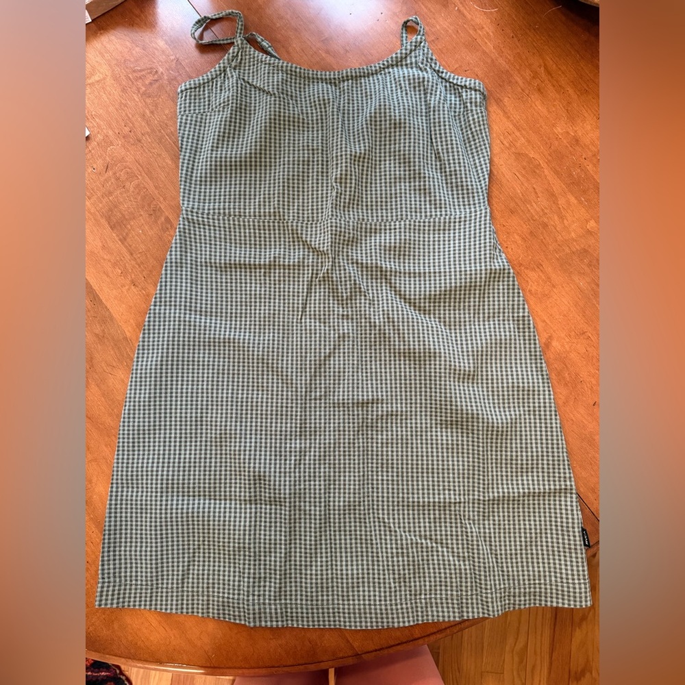 RVCA Olive Checkered Dress
